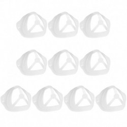 fehér - 10db 3D BELSŐ TÁMOGATÓ KONZOL LÉLEGZHETŐ TARTÓ VÉDELMI ESZKÖZ ARCBORÍTÓHOZ