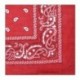 Bor vörös - UK_ Unisex fejfedők hajpakolás fejpánt Bandana Neck Hidzsáb tér sál arcvédő