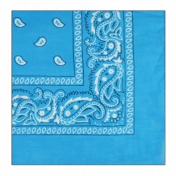 Égszínkék - UK_ Unisex fejfedők hajpakolás fejpánt Bandana Neck Hidzsáb tér sál arcvédő