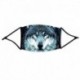 1 - UK_ ÁLLATI LION TIGER WOLF DIGITAL PRINT LÉLEGZHETŐ UNISEX FELHASZNÁLHATÓ ARCTAKARÓ O