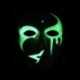 4 * - UK_ Unisex hátborzongató, világító teljes arcvédő éjszakai színpadi show Halloween Cosplay Pr