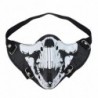 Fekete-fehér - UK_ Ijesztő SKULL FAUX BŐR NOCTILUCENT ARCBORÍTÓ HALLOWEEN COSPLAY PARTY PROP