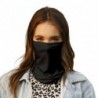 Fekete - UK_ Bandana kültéri kerékpáros arcvédő nyak gaiter cső sál   2db szűrők Elő