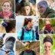 Lila - UK_ Bandana kültéri kerékpáros arcvédő nyak gaiter cső sál   2db szűrők Elő