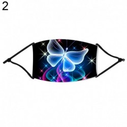 2 - UK_ Butterfly Digital Print légáteresztő PM2.5 szűrőelem elhelyezhető arcburkolat