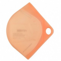 narancs - UK_ HASZNÁLHATÓ HASZNÁLHATÓ ÉLELMISZER-SZILIKON ARCBORÍTÓ KONTÉNER TÁROLÓ POUCH BO