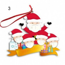 3 - KARÁCSONYI FÁJT BARÁT MEGFELELŐ Mikulás ARCBORÍTÓ FÜGGŐ AJÁNDÉK DÍSZ