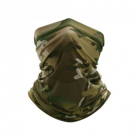 Army Green Camouflage - UK_ Nylon nyakú gitár Bandana cső sál horgászat kerékpározás napszem arcvédő San
