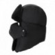 Sötétkék - UK_ CC_ UNISEX SŰRÖS MELEG ARCBURKOLAT LÉLEGZŐ SZELEP SZÖVET PAMUT EARMUFFS HÓSAPKÁ