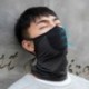 Fekete - UK_ 2db Varrat nélküli Bandana nyakú gaiter cső fejfedő motorkerékpár arcvédő sál