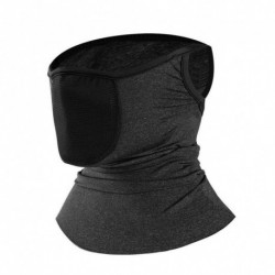Sötét szürke - UK_ 2db Varrat nélküli Bandana nyakú gaiter cső fejfedő motorkerékpár arcvédő sál