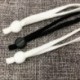 100db fehér lapos csat - 100 / 120db-os arcvédő elasztikus szalagok Earloop kötelek állítható csattal