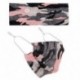 Tie Dye Grey - UK_ AM_ Rugalmas fejpánt gomb   arcvédő készlet sport izzadságot elnyelő por