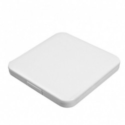 fehér - UK_ 2db Hordozható porvédő arcborító Egyszerű tárolóedény-szervező hozzáféréssel