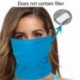 Kék - UK_ LT_ KQ_ IC- Bandana Anti UV belső szűrő lélegző arcvédő nyak pincér T