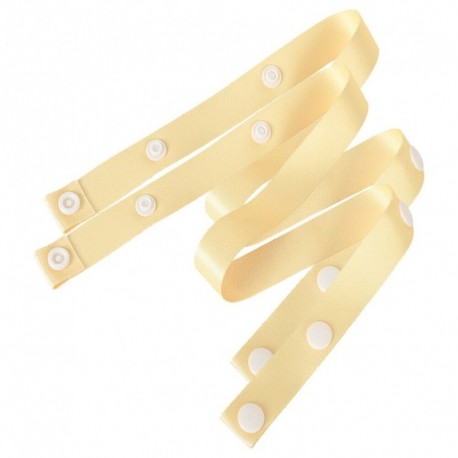 Sárga - UK_ FM_ 2PCS Állítható nyakú zsinór zsinór arcburkolat meghosszabbító kötélleeresztõ Ea