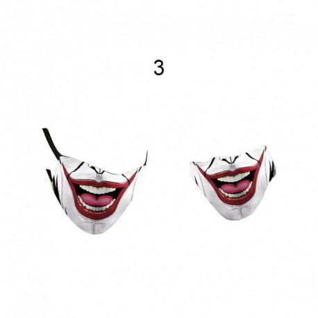 3 - UK_ DIVATOS DIGITÁLIS NYOMTATÁS SZájfedél porvédő arcborító HALLOWEEN DECOR O