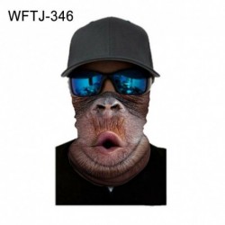WFTJ-346 - UK_ Unisex Monkey Digital Print Anti UV nyakvédő Bandana arcvédő sál Új