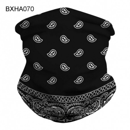 BXHA070 - UK_ Leopard Dust Proof Anti UV Face Cover Légáteresztő nyakvédő Bandana Wrap Ut