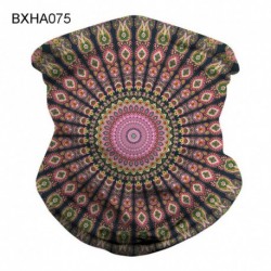BXHA075 - UK_ Leopard Dust Proof Anti UV Face Cover Légáteresztő nyakvédő Bandana Wrap Ut
