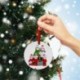 2 * - UK_ FE- Aranyos karácsonyfa Mikulás arcborító medál dísz karácsonyra dec