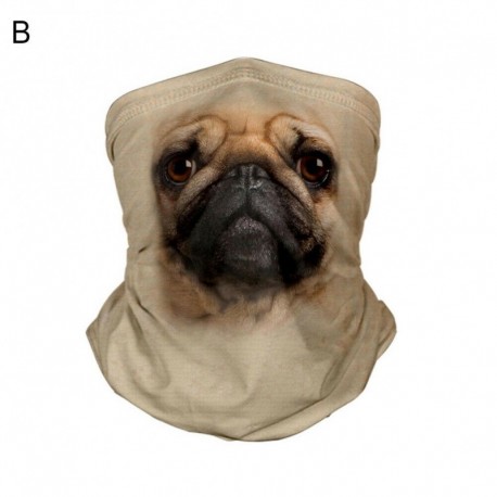 B - UK_ KUTYA macskák NYOMTATJÁK UNISEX ANTI UV POR ARCBORÍTÓ SÁL KERÉKPÁROS NYAK GAITER KIS