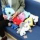 Kék ló - Kulcstartó kulcstartó medál plüss baba forró játék ajándék karakter a KPOP Bangtan számára