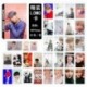 SUGA 10. verzió - 88 x 56mm-es 30db-os fotó szett - LOMO kártya - KPOP - BTS - Bangtan Boys