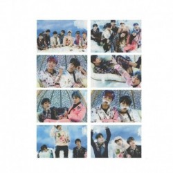 FLOWER CARDS - 85 x 54mm-es 8db-os BTS fotó szett - LOMO kártya - KPOP - BTS - Bangtan Boys