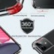 IPhone 7 esetén - Tok iPhone 12 Pro 11 Pro Max XR X 8 7 ShockProof TPU szilikon telefontokhoz