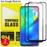 Nincs szín - 2 CSOMAG A Google Pixel 4A teljes borítású edzett üveg filmvédő fóliához