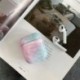 fehér - Fülhallgató tok Airpods tokhoz Luxus márvány kemény fejhallgató védőtáska