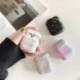 fehér - Fülhallgató tok Airpods tokhoz Luxus márvány kemény fejhallgató védőtáska