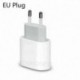 EU csatlakozó - 18W PD USB C adapter QC 4.0 3.0 gyors Type-C töltő Apple iPhone 11 Pro Max készülékhez