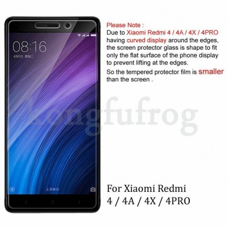 Xiaomi Redmi 4X - Edzett üveg - XIAOMI REDMi 5 5A 4A 4PRO 4X plus A1 Note 4 PRO 5X 6X A2