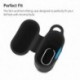 Fekete - 3in1 AirPods szilikon tok borító védőbőr Apple Airpod töltőtokhoz