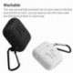 Fekete - 3in1 AirPods szilikon tok borító védőbőr Apple Airpod töltőtokhoz