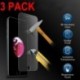 iPhone SE (3 csomag) - Új prémium valódi edzett üveg filmvédő fólia iPhone X 8 7 6 Plus SE készülékhez
