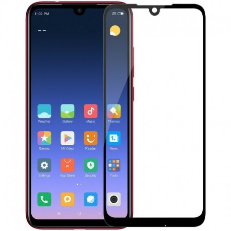 2 db - Xiaomi Redmi Note 7 3D íves, teljes borítású edzett üveg képernyővédő fólia