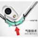 A Huawei P9 Lite 2017 készülékhez - Frissítés 360 ° -os ütésálló puha szilikon TPU átlátszó tok Huawei P10 / Honor