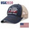Nincs szín - Trump Hat Keep America Great 2020 Campaign Mesh Hat állítható baseball sapka kék