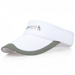 fehér - Divat tenisz sportok állítható sapka napellenző golf sapka fejpánt kalap strandvizor