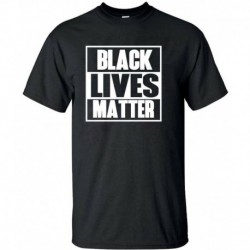 M - BLACK LIVES MATTER póló ANTI RACISM Mozgalom Riot Protest Justice Férfi hölgyek