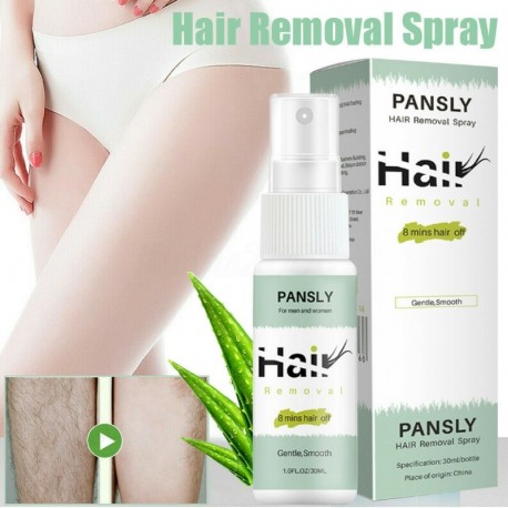 Nincs szín - 30ml PANSLY fájdalommentes szőreltávolító spray tartós szőrtelenítő krém puha bőr