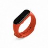 narancssárga - Xiaomi MI Band 4 3 heveder karkötő szilikon karszalag karóra