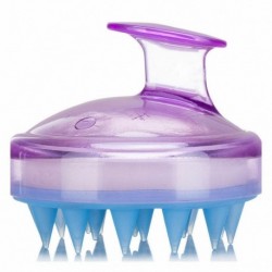 Lila - Szilikon fejbőr sampon kefe Mosómasszázs zuhanyfej haj testkönnyítő fésű