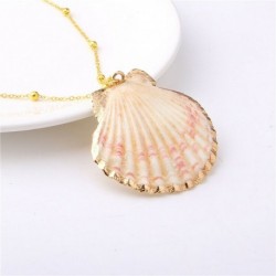 8 * - Női kagyló kagyló nyaklánc nyári nyaklánc kagyló óceán tengerparti medál ékszerek