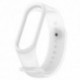 Átlátszó fehér - Xiaomi MI Band 4 3 heveder karkötő szilikon karszalag karóra