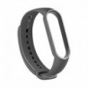 Sötét szürke - Xiaomi Mi Band 5 szilikon puha csuklópánt karkötő csere karszalaghoz USA