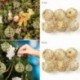 3CM - 6db karácsonyfa arany gömb Baubles függő party dísz karácsonyi dekoráció 5CM / 6CM